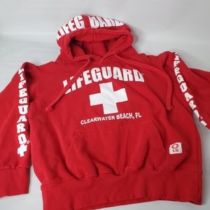Clearwater red Lifeguard sweatshirt size xs